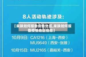 【来陕如何报备疫情地区,来陕如何报备疫情地区信息】