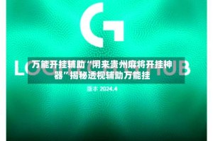 万能开挂辅助“闲来贵州麻将开挂神器”揭秘透视辅助万能挂