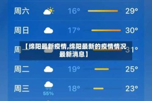 【绵阳最新疫情,绵阳最新的疫情情况 最新消息】