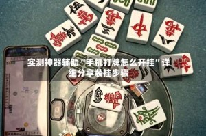 实测神器辅助“手机打牌怎么开挂”详细分享装挂步骤