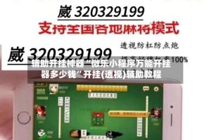 辅助开挂神器“微乐小程序万能开挂器多少钱”开挂(透视)辅助教程