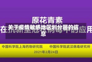 关于疫情敏感地区划分图的信息