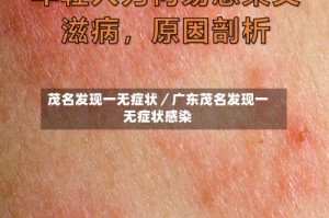 茂名发现一无症状／广东茂名发现一无症状感染