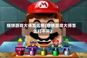 烧饼游戏大师怎么用(烧饼游戏大师怎么打不开)