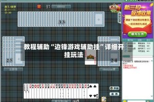 教程辅助“边锋游戏辅助挂”详细开挂玩法