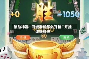 辅助神器“同城字牌怎么开挂”开挂详细教程