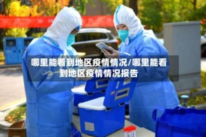 哪里能看到地区疫情情况/哪里能看到地区疫情情况报告