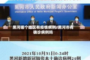 黑河哪个地区有疫情病例/黑河市有确诊病例吗