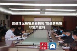 曹县地区疫情最新情况/曹县的疫情非常严重吗