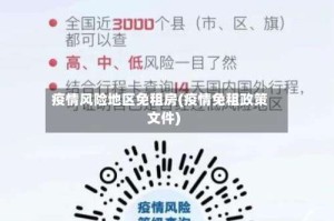 疫情风险地区免租房(疫情免租政策文件)
