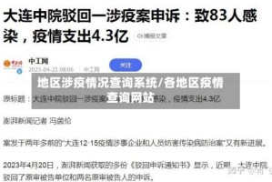 地区涉疫情况查询系统/各地区疫情查询网站