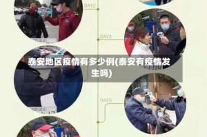 泰安地区疫情有多少例(泰安有疫情发生吗)
