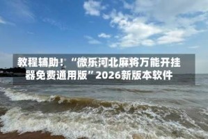 教程辅助！“微乐河北麻将万能开挂器免费通用版”2026新版本软件
