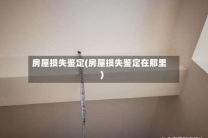 房屋损失鉴定(房屋损失鉴定在那里)