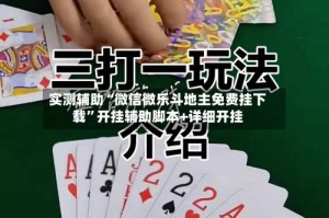 实测辅助“微信微乐斗地主免费挂下载”开挂辅助脚本+详细开挂