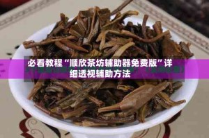 必看教程“顺欣茶坊辅助器免费版”详细透视辅助方法