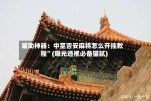 辅助神器：中至吉安麻将怎么开挂教程”(曝光透视必备猫腻)