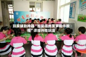 玩家辅助神器“智星德州菠萝插件教程”详细开挂玩法