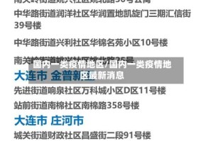 国内一类疫情地区/国内一类疫情地区最新消息