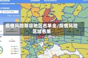 疫情风险等级地区名单全/疫情风险区域名单
