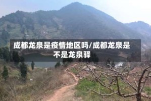 成都龙泉是疫情地区吗/成都龙泉是不是龙泉驿