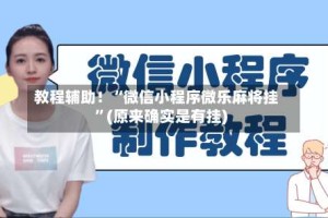教程辅助！“微信小程序微乐麻将挂”(原来确实是有挂)