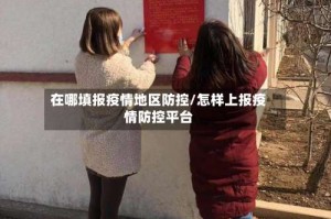 在哪填报疫情地区防控/怎样上报疫情防控平台