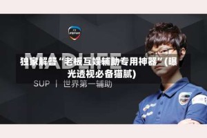 独家解答“老板互娱辅助专用神器”(曝光透视必备猫腻)