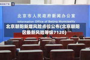 北京朝阳新增风险点位公布(北京朝阳区最新风险等级7120)