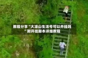 教程分享“大凉山生活号可以开挂吗”附开挂脚本详细教程