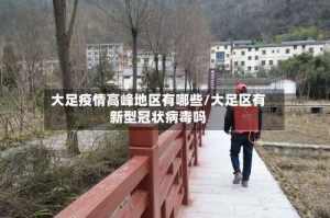 大足疫情高峰地区有哪些/大足区有新型冠状病毒吗