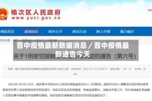 晋中疫情最新数据消息／晋中疫情最新通告今天