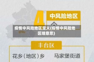 疫情中风险地区定义(疫情中风险地区啥意思)