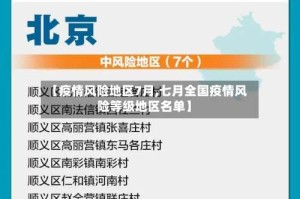 【疫情风险地区7月,七月全国疫情风险等级地区名单】
