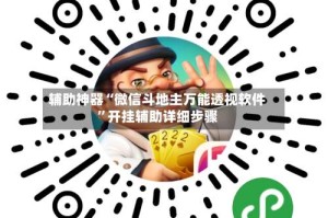 辅助神器“微信斗地主万能透视软件”开挂辅助详细步骤