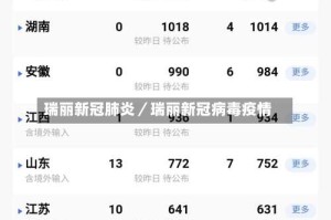 瑞丽新冠肺炎／瑞丽新冠病毒疫情