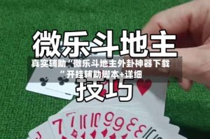真实辅助“微乐斗地主外卦神器下载”开挂辅助脚本+详细