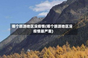 哪个旅游地区没疫情(哪个旅游地区没疫情最严重)