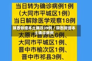 陕西新增本土确诊39例／陕西新增本土确诊病例