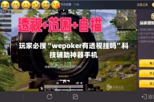 玩家必搜“wepoker有透视挂吗”科技辅助神器手机
