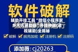 辅助开挂工具“微信小程序家乡大贰辅助器”开挂神器{透视辅助}全揭秘