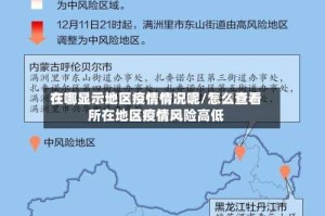 在哪显示地区疫情情况呢/怎么查看所在地区疫情风险高低