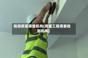 检测房屋质量机构(房屋工程质量检测机构)