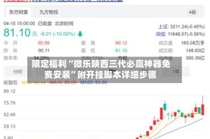 限定福利“微乐陕西三代必赢神器免费安装”附开挂脚本详细步骤
