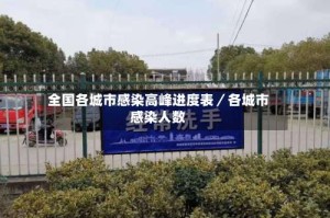 全国各城市感染高峰进度表／各城市感染人数