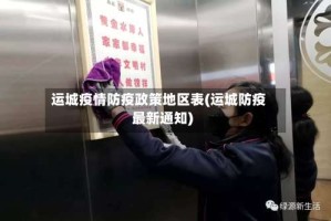运城疫情防疫政策地区表(运城防疫最新通知)