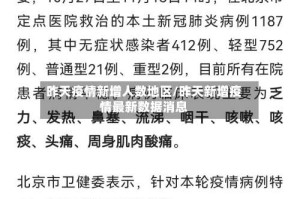 昨天疫情新增人数地区/昨天新增疫情最新数据消息