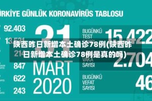 陕西昨日新增本土确诊78例(陕西昨日新增本土确诊78例是真的吗)