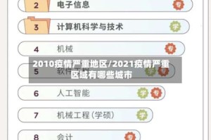 2010疫情严重地区/2021疫情严重区域有哪些城市