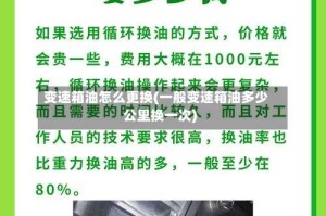 变速箱油怎么更换(一般变速箱油多少公里换一次)